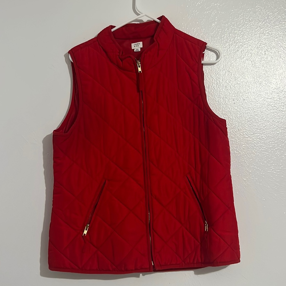 Crown & ivy  red vest